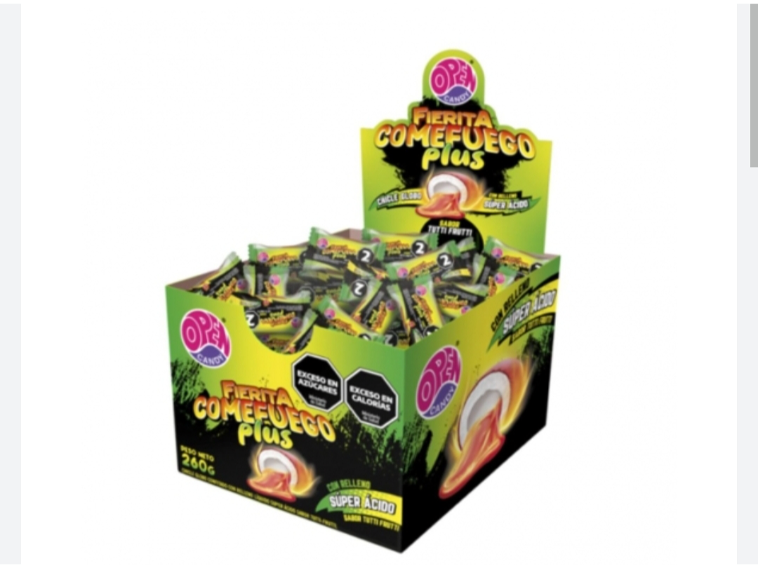Chicle Fierita comefuego plus