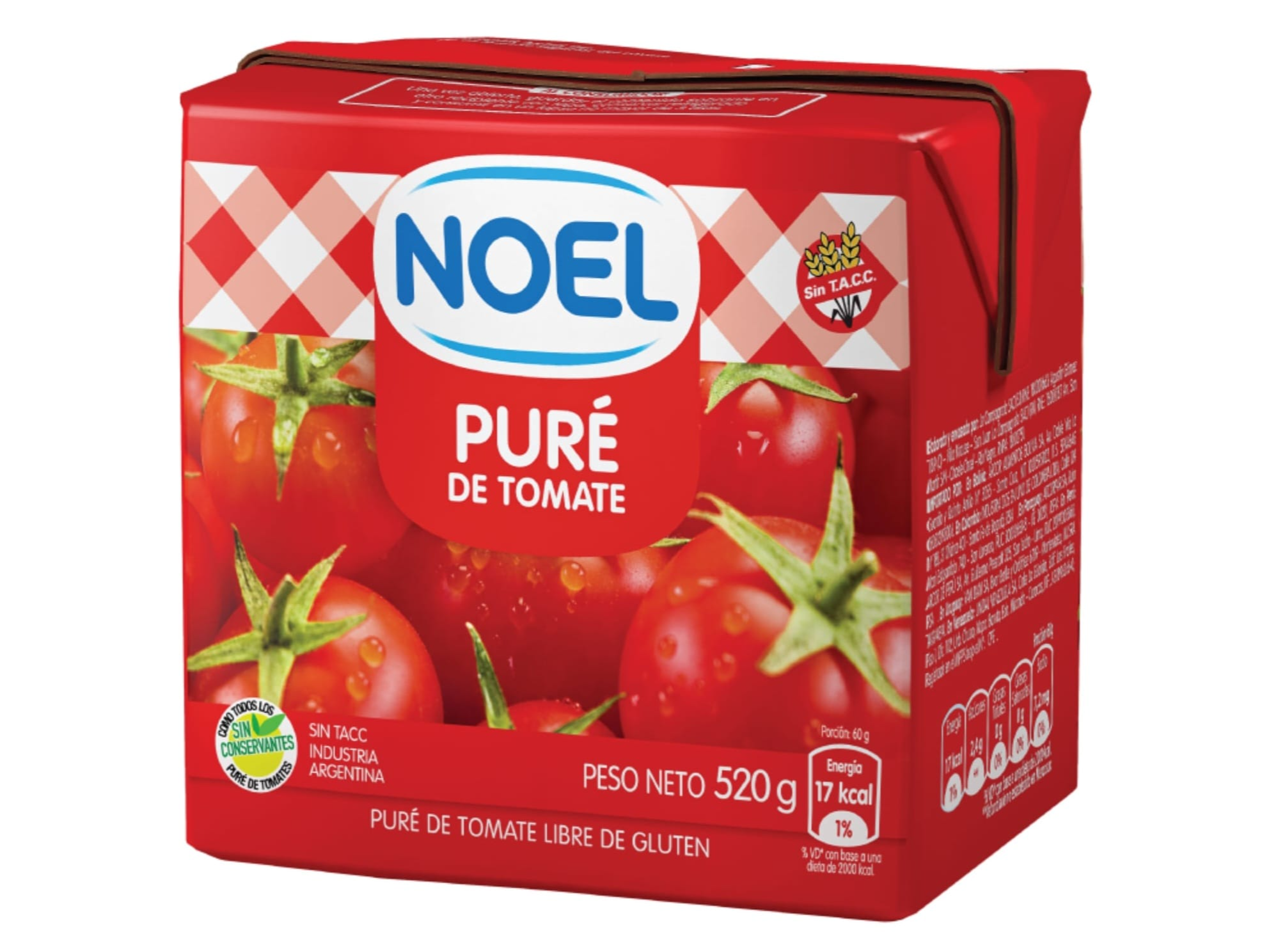 Puré de tomate Noel 520gr