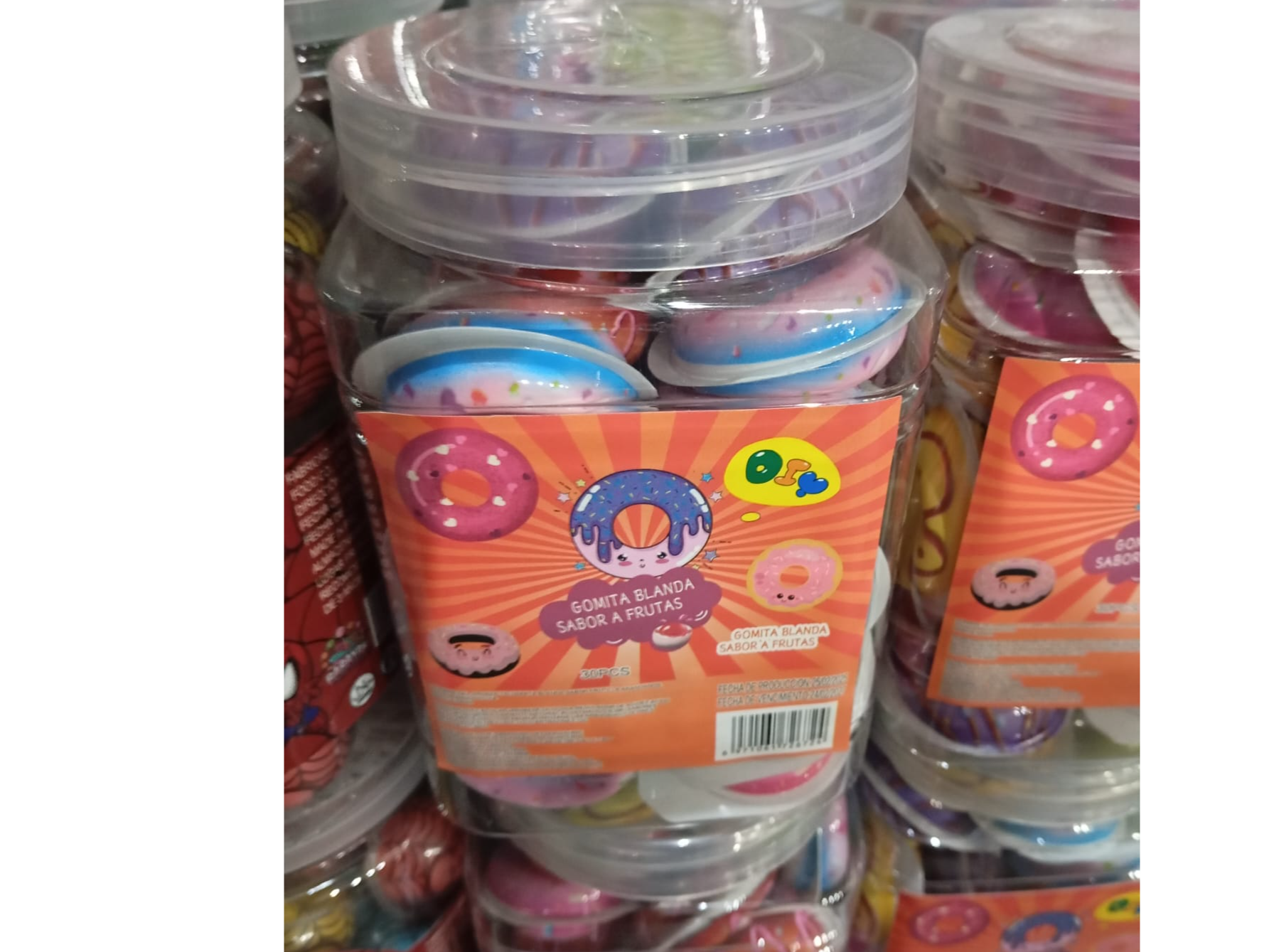 Gomita blanda sabor frutas 30u