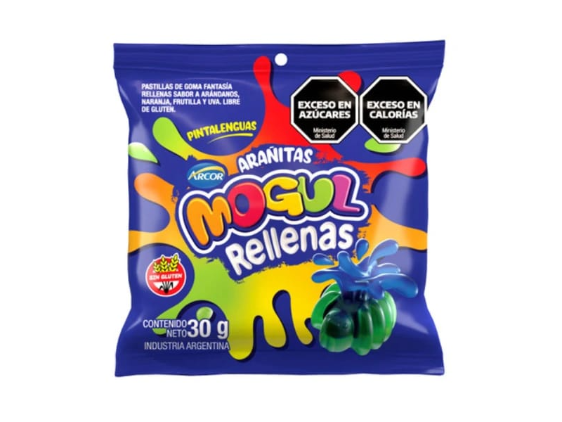 Gomitas arañas rellenas Mogul 12u