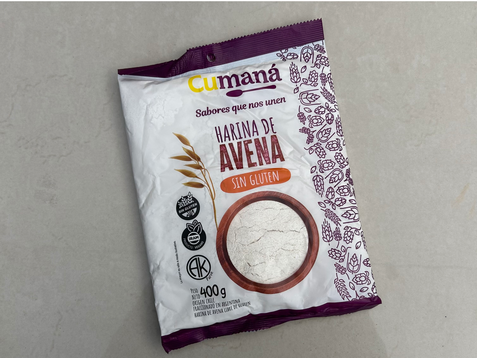 Harina de avena sin tacc