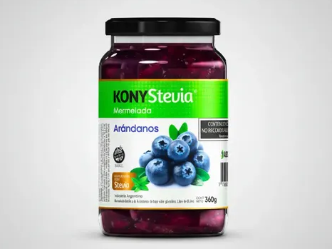 Mermelada de arandano con stevia