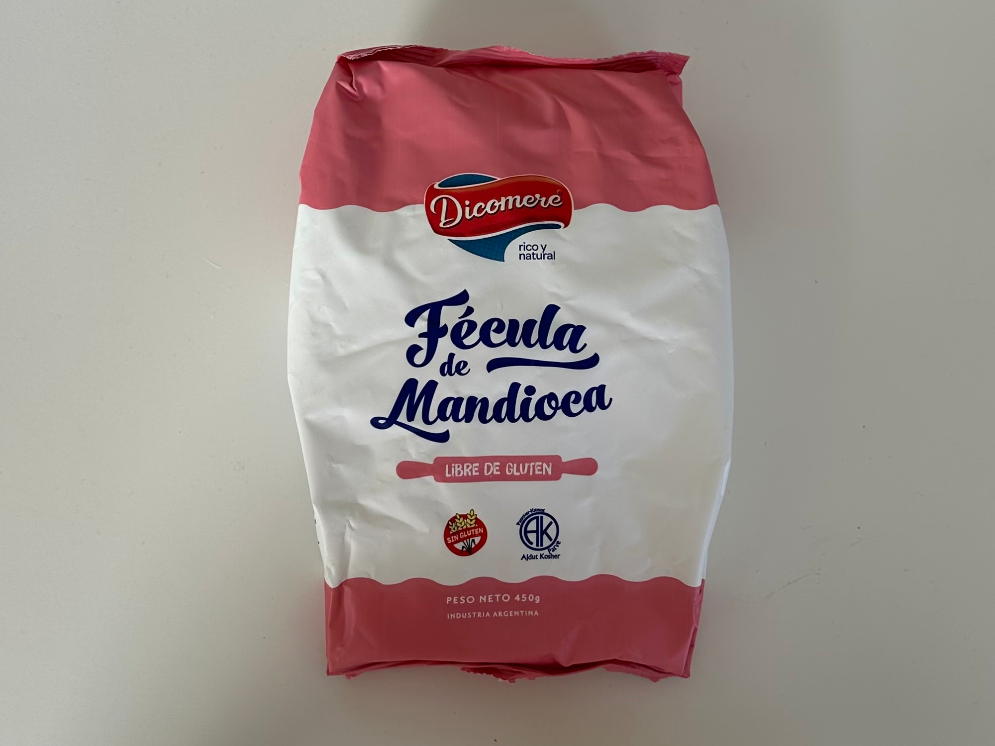 Fécula de mandioca sin tacc
