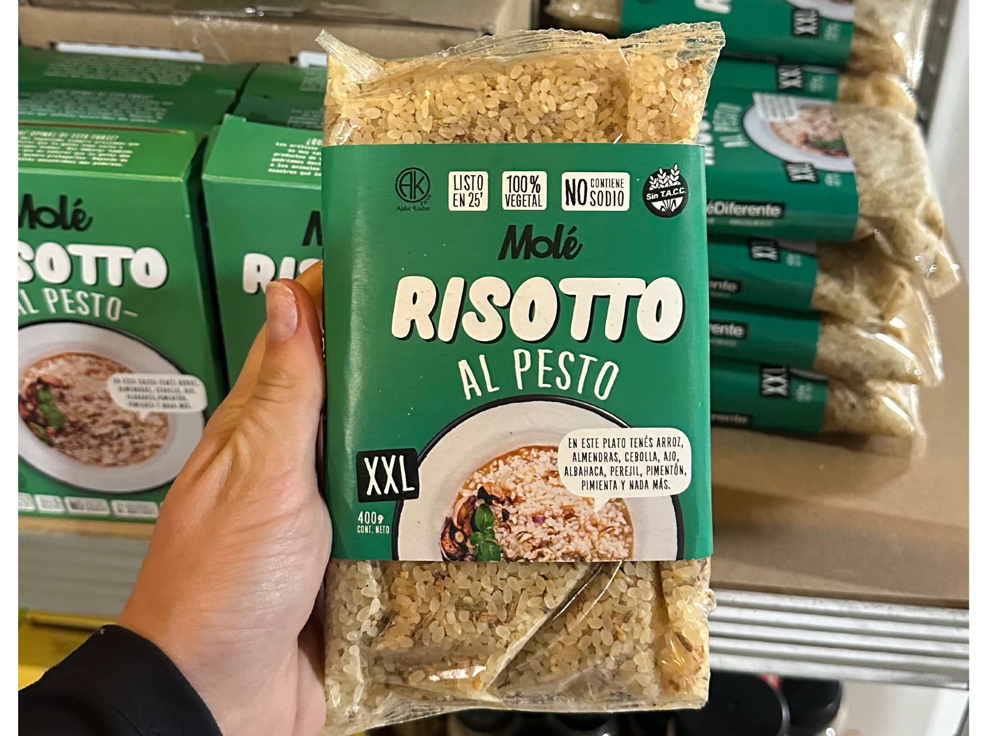 Risotto al pesto XL