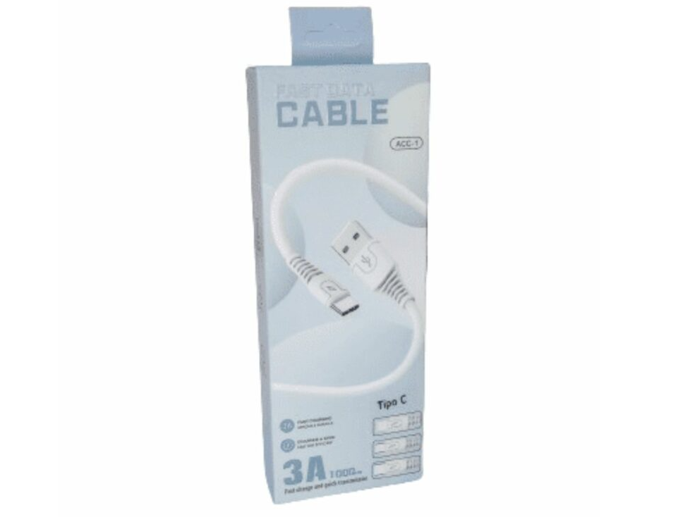 Cable USB | ACC-1  3.A| Tipo C