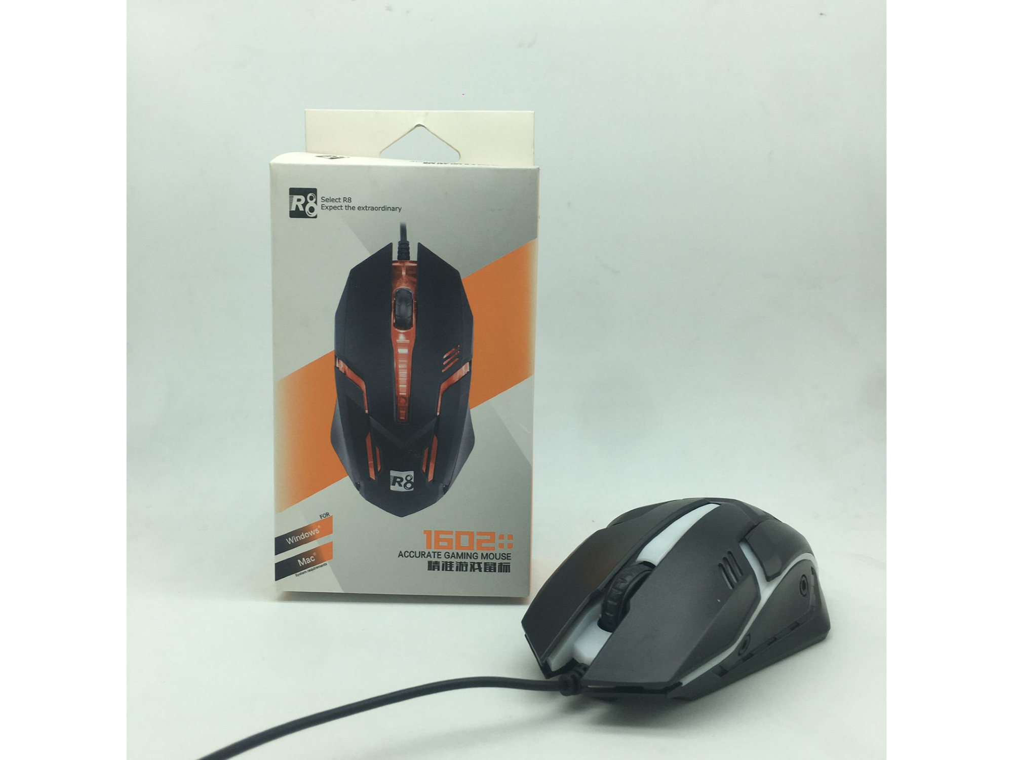 Mouse con cable | R8 1602 |  Luminoso