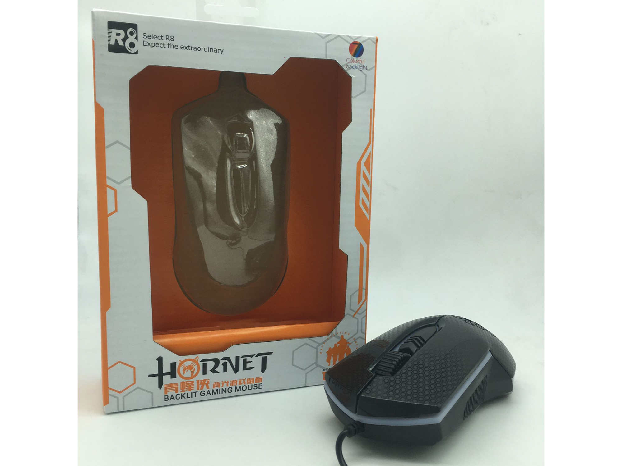 Mouse con cable | R8 1608 | Luminoso