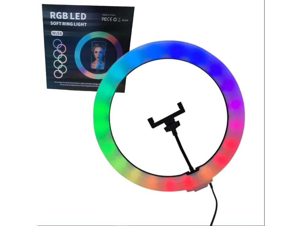 ARO DE LUZ | RGB LED | CON FLIP DE AGARRE |