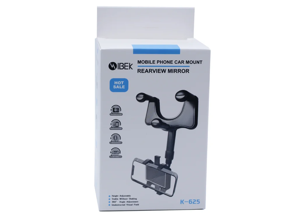 Soporte Auto Celular | Retrovisor | IBEK K-625