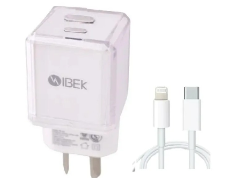 Cargador | IBEK | IB623 | CON CABLE C A LIGHTNING