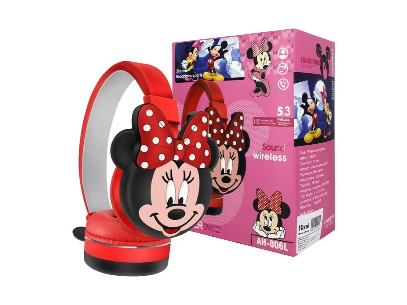 Auricular Vincha Bluetooth Disney