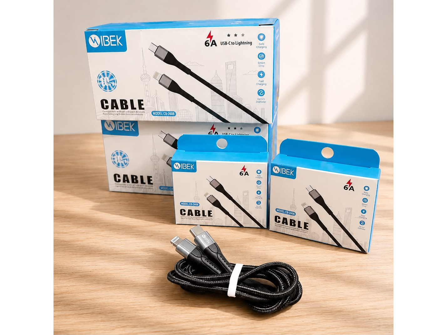 CABLE  TIPO C A LIGHTNING