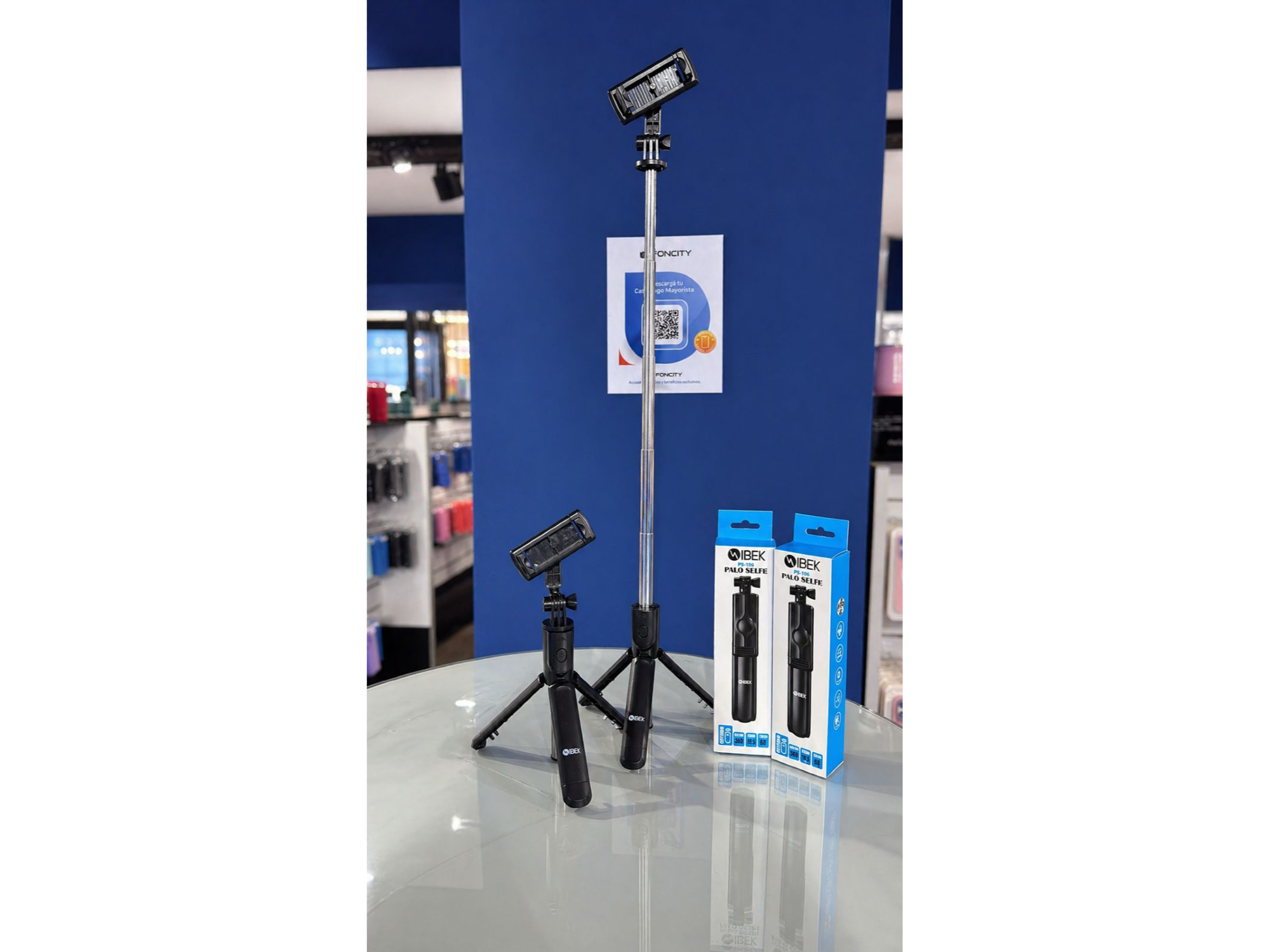 Soporte y Palo de Selfie
