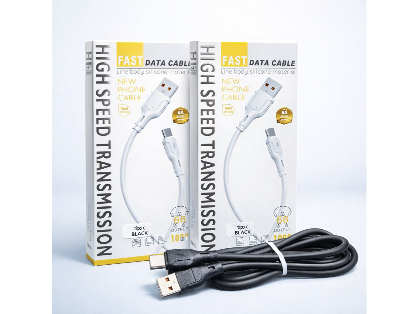 CABLE TIPO C | 6A | TRANSMITE DATOS
