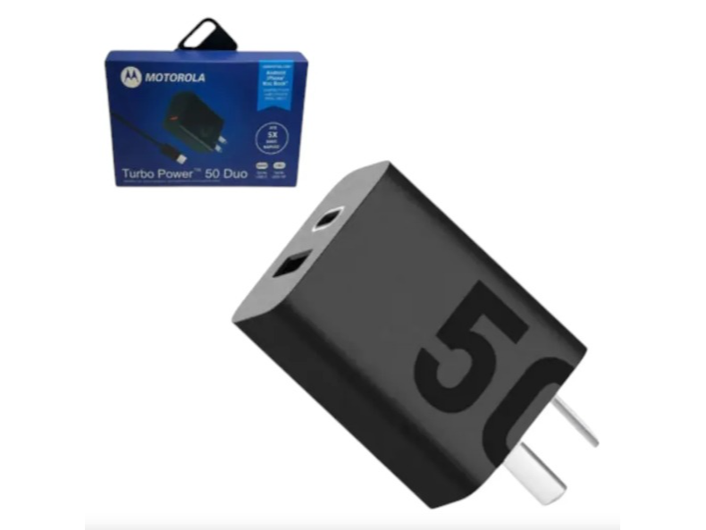 Fuente| Cargador Motorola 50w Duo | Cable C a C |