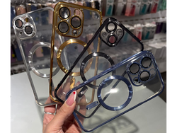 Funda | Magasfe Metalizada | Con Prot de Camara | Linea Iphone