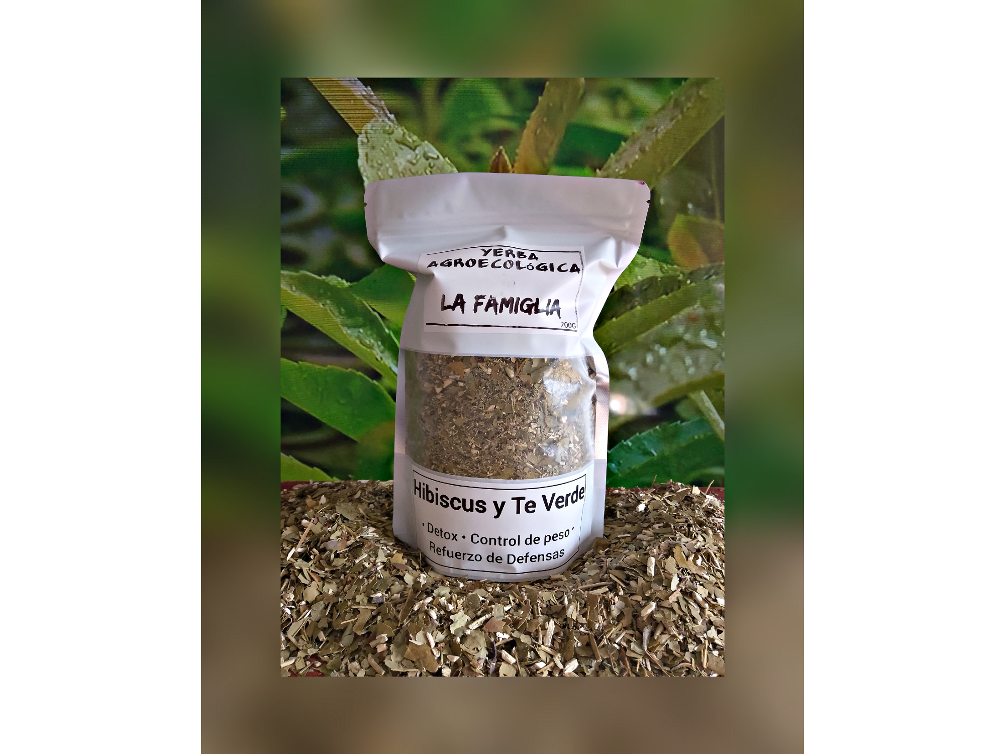 Yerba con Hibiscus + Té Verde