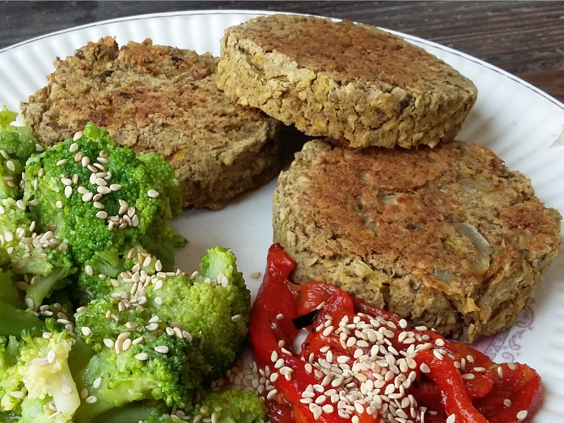 HAMBURGUESAS DE LENTEJA de Brote cocina vegetariana