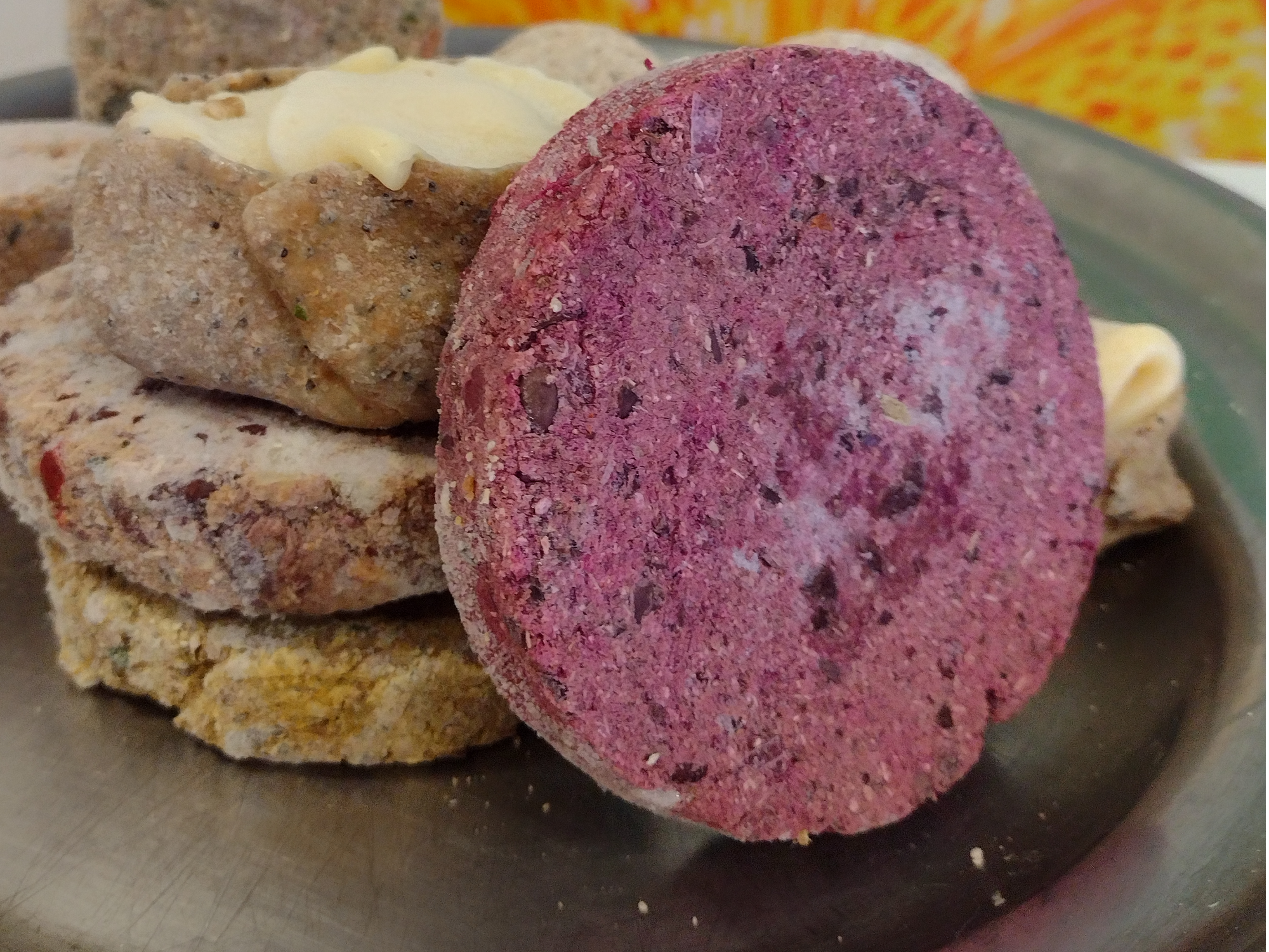 HAMBURGUESAS DE POROTO Y REMOLACHA