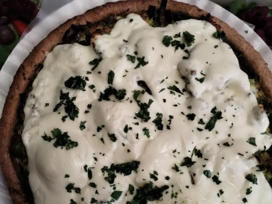 Tarta Asadas de Brote cocina vegetariana