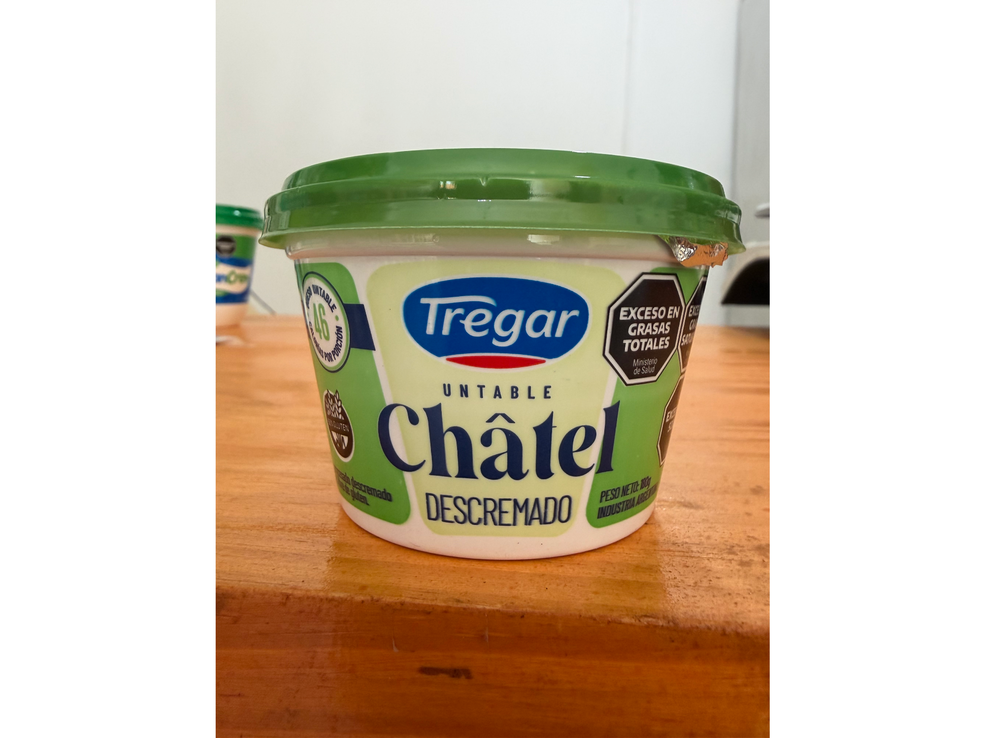 Queso untable tregar descremado 180grs