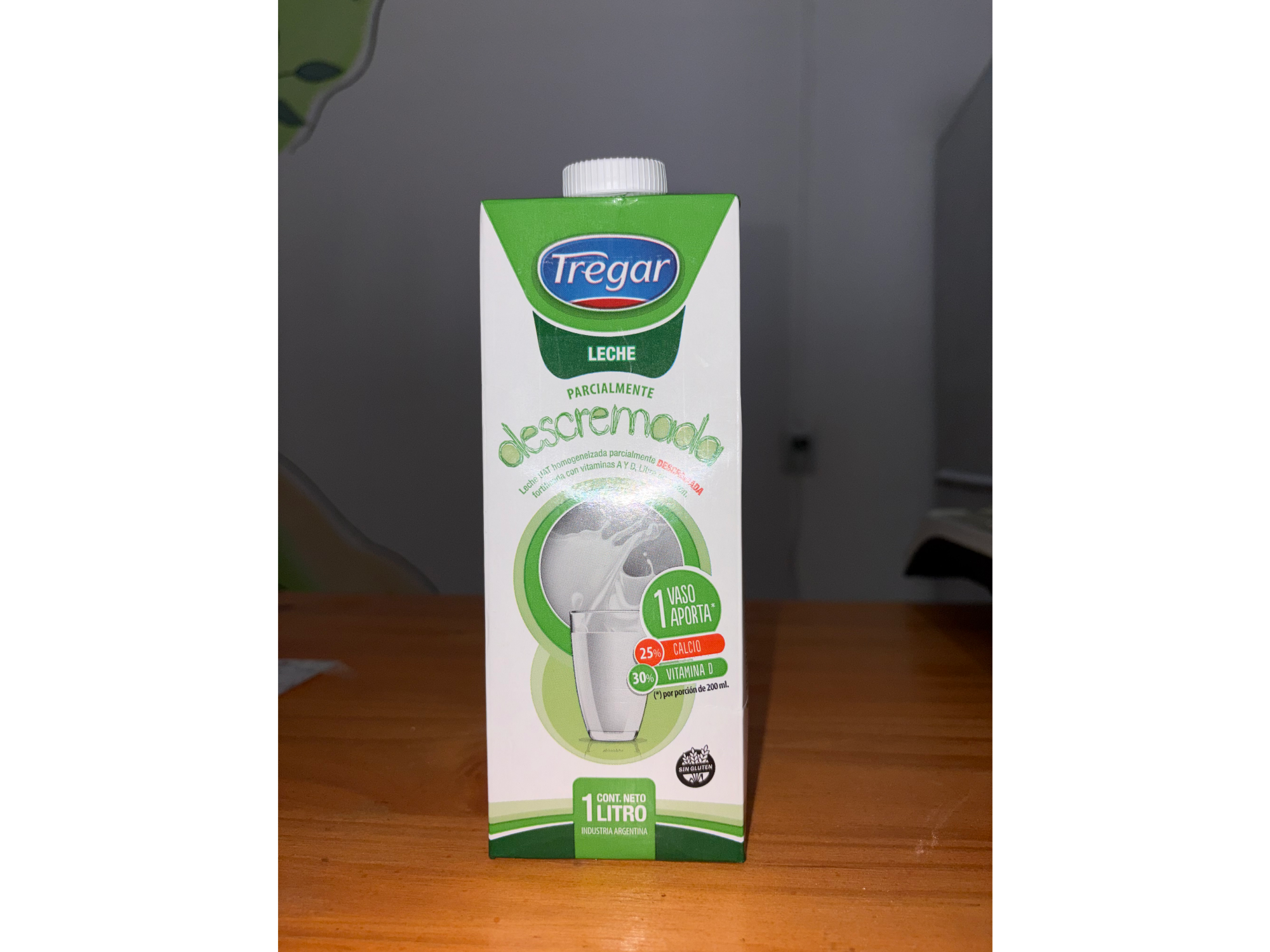 Leche larga vida descremada tregar