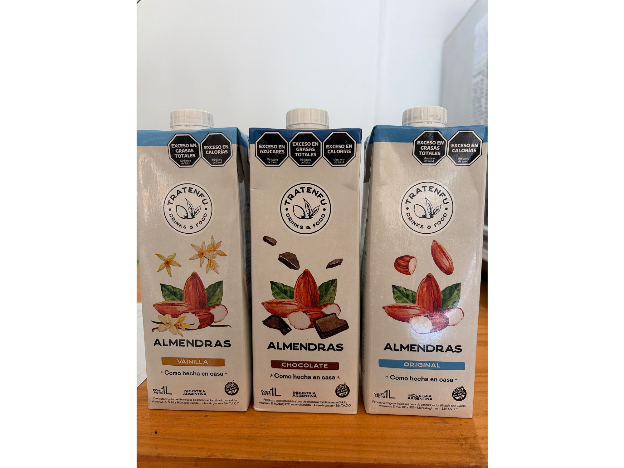 Leche de almendras tratenfu