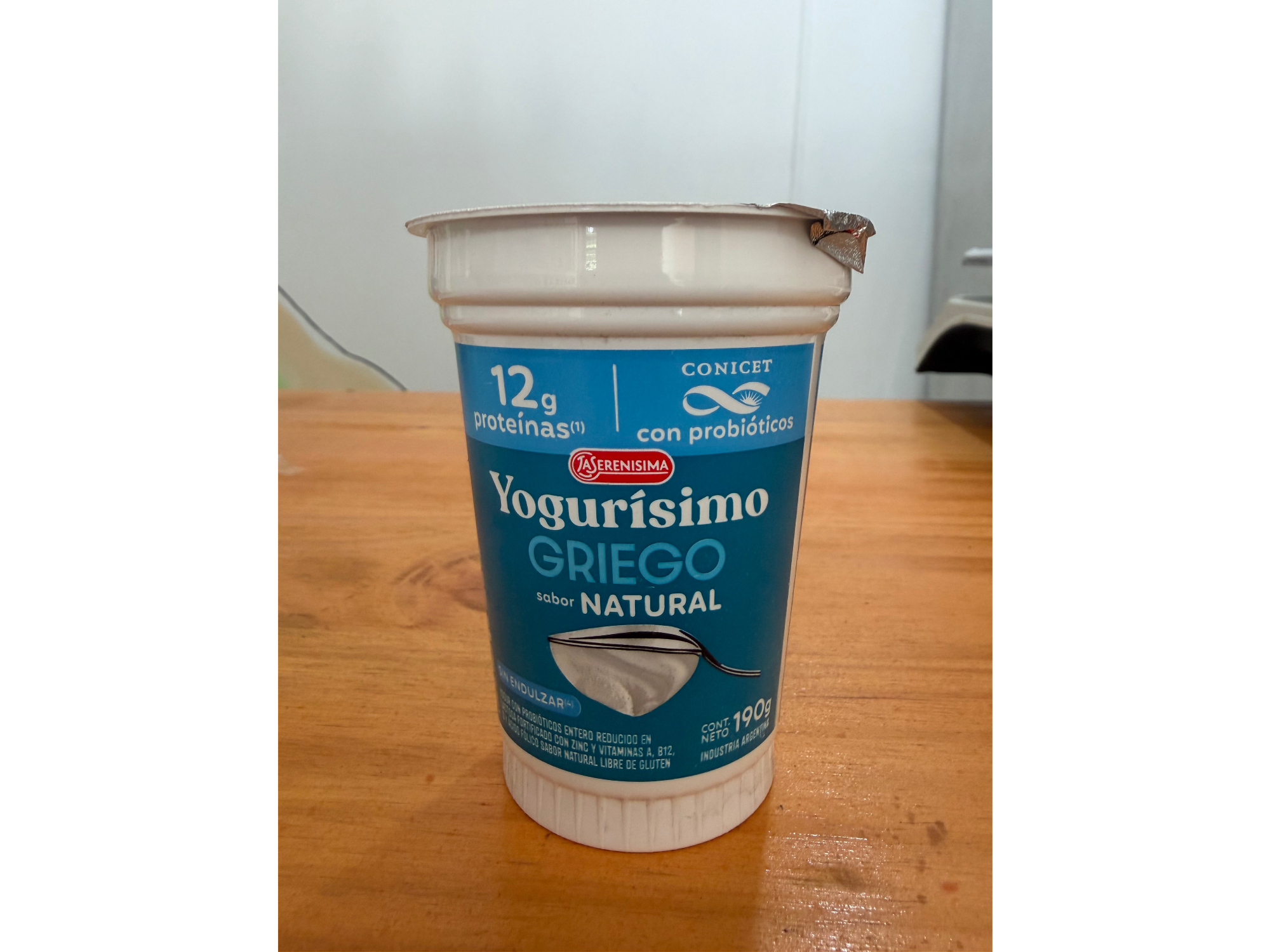 Yogur yogurisímo griego natural 190gr