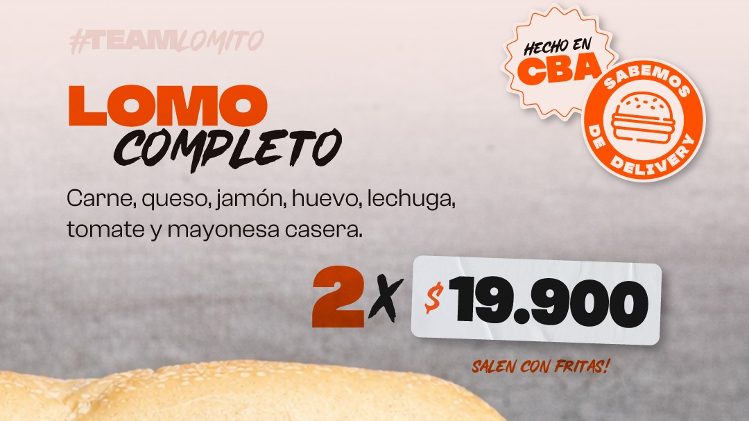PROMO 2 LOMOS $19.900