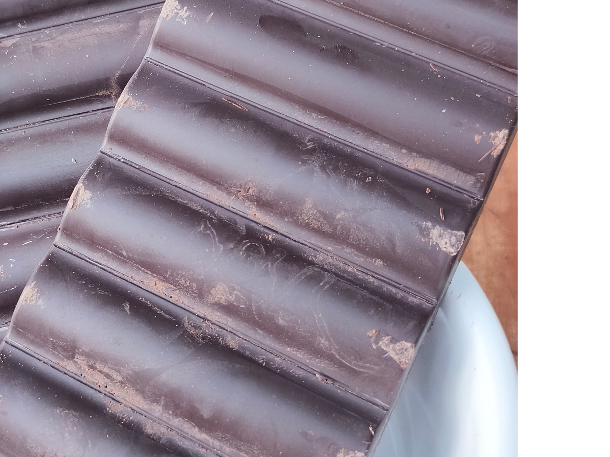 Chocolate amargo 100%  en barras