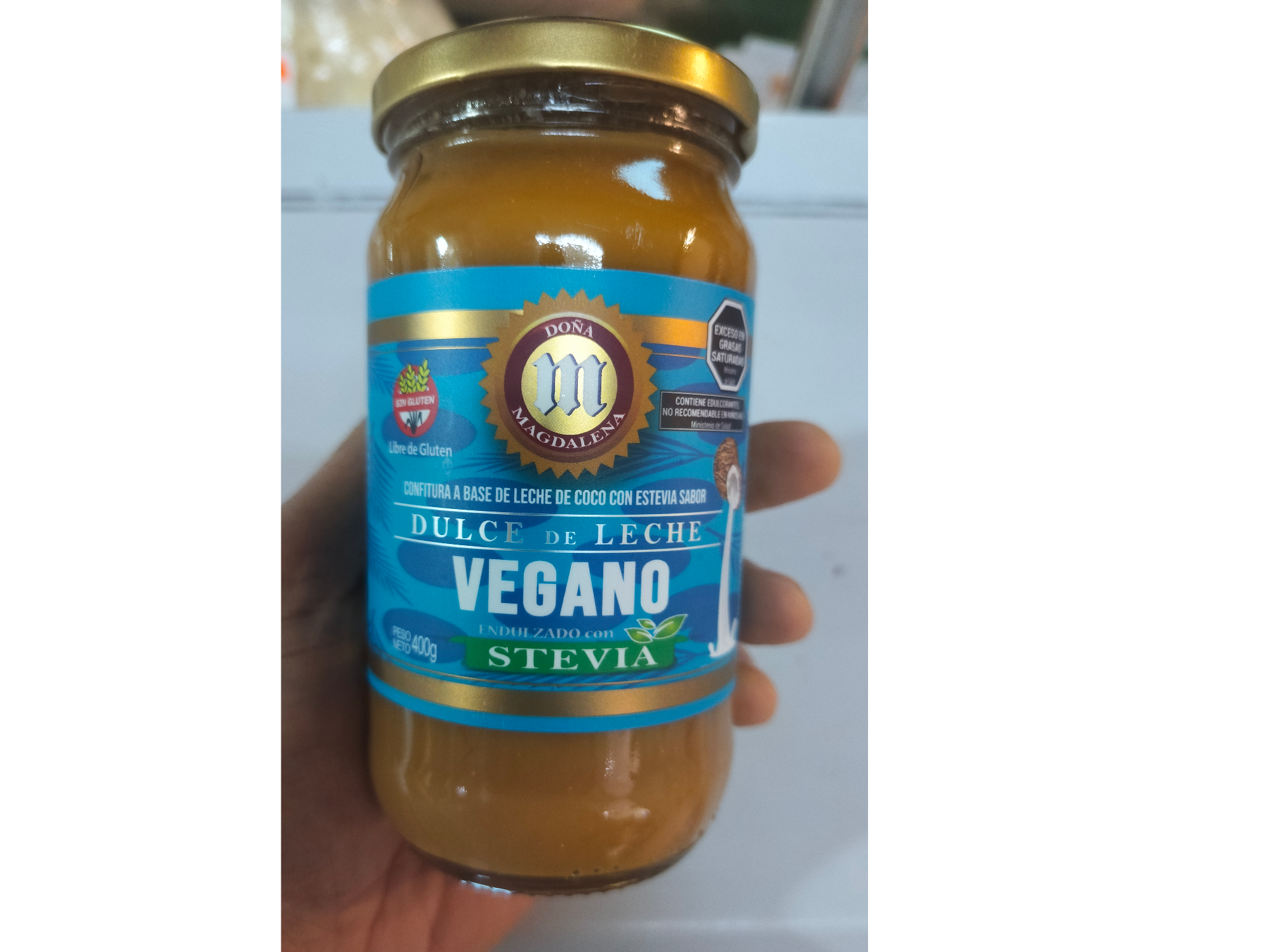 DULCE DE LECHE DOÑA MAGDALENA VEGANO COCO CON STEVIA 400GR