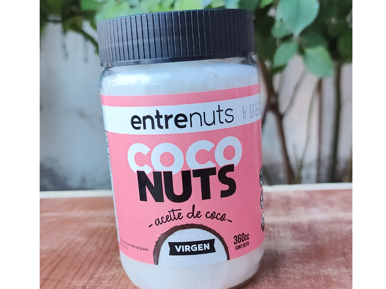 ACEITE COCO VIRGEN ENTRE NUTS 360