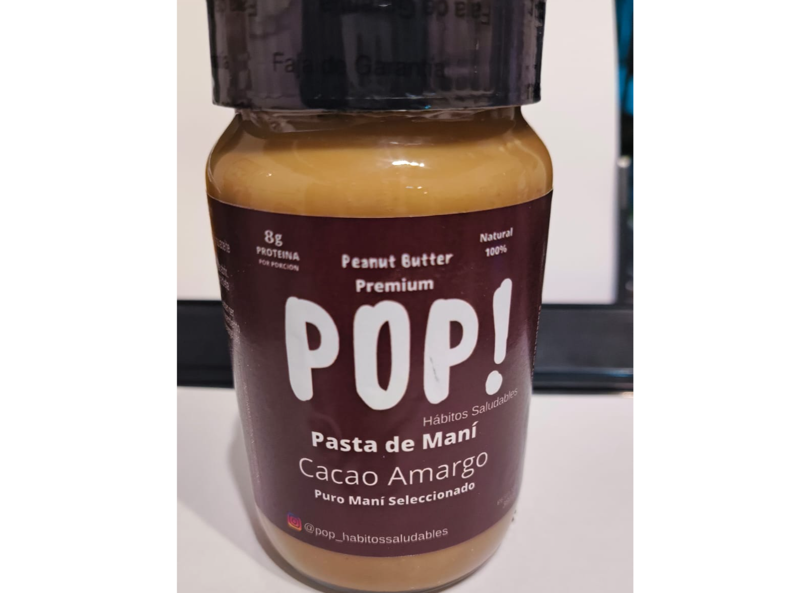 PASTA DE MANI POP! CON CACAO