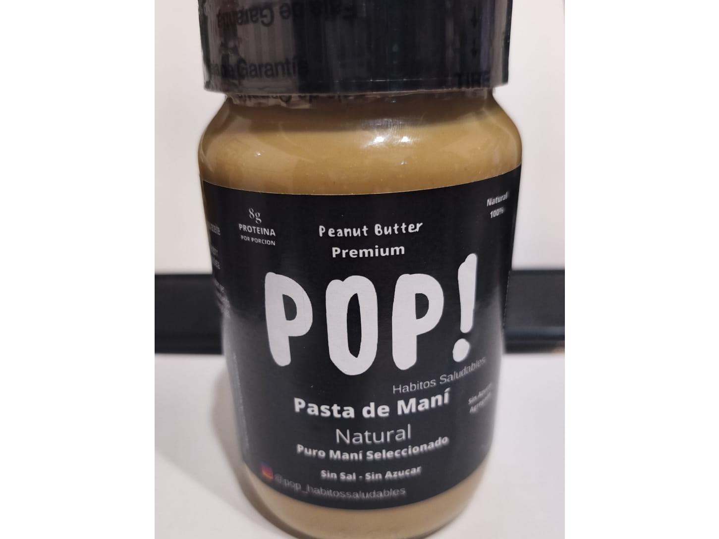 PASTA DE MANI POP! NATURAL