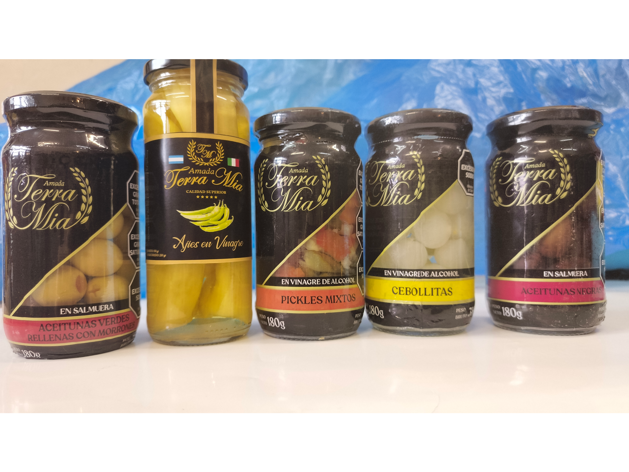 AJIES EN VINAGRE AMADA TERRA MIA 220GR