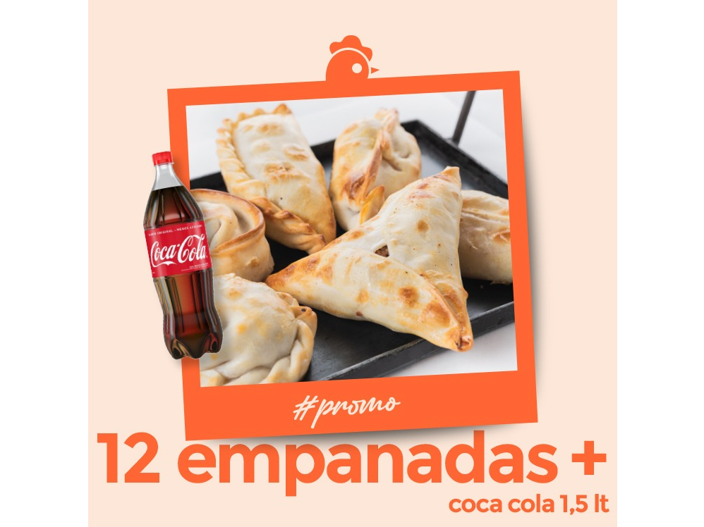 Docena de empanadas + coca