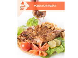 Pollo asado con papas + mixta