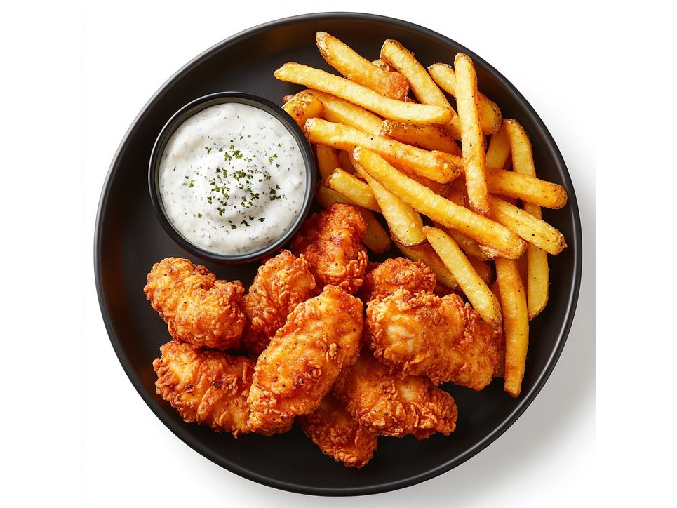 25 alitas fritas + 2 latas de coca cola 220ml