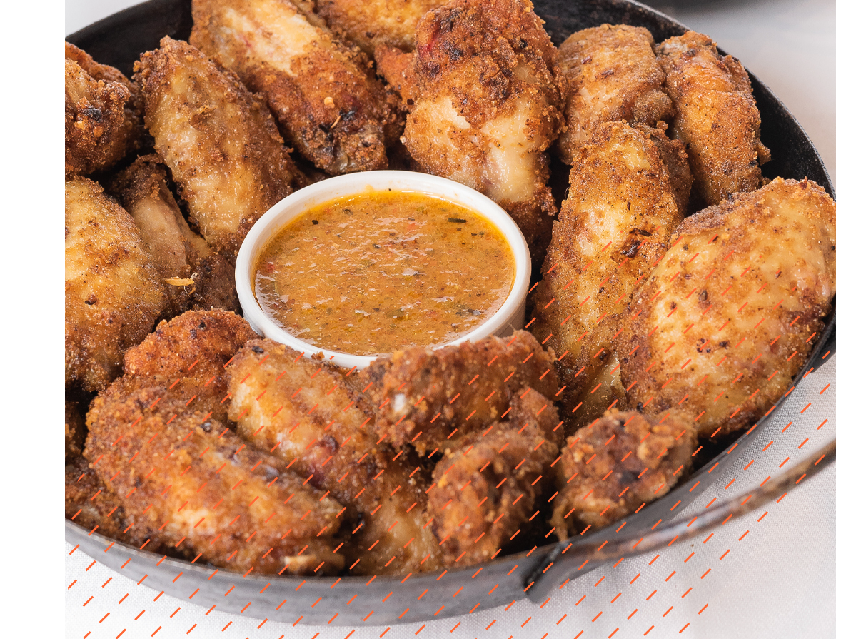 Alitas fritas Max.