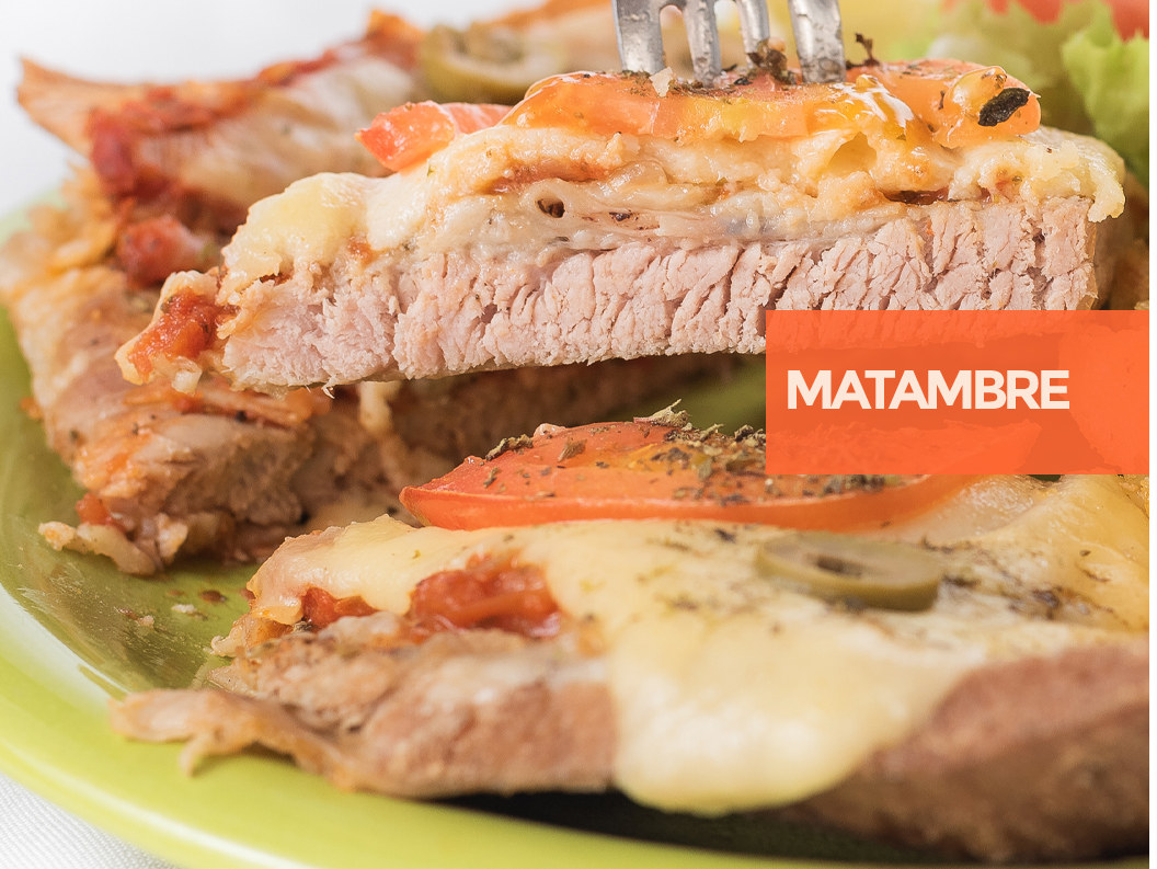 Matambre de cerdo al Roquefort