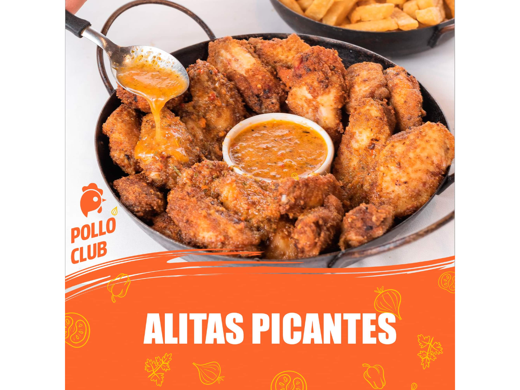 Alitas fritas jr