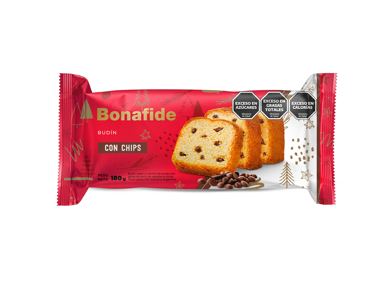 BUDIN CON CHIPS DE CHOCOLATE BONAFIDE