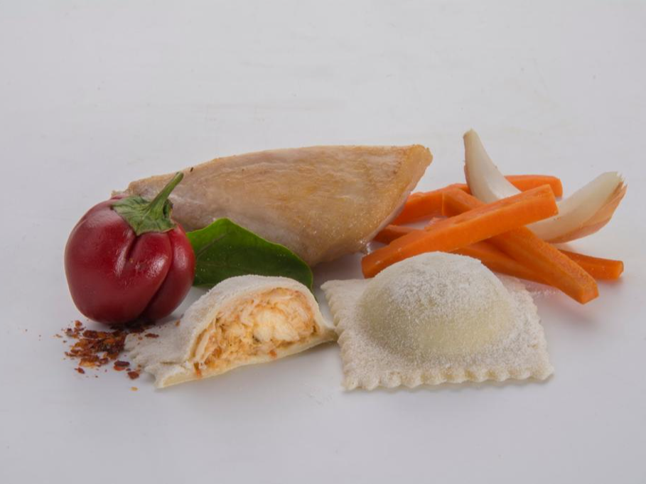 Ravioles de Pollo y Verdura Manjatu de Manjatu