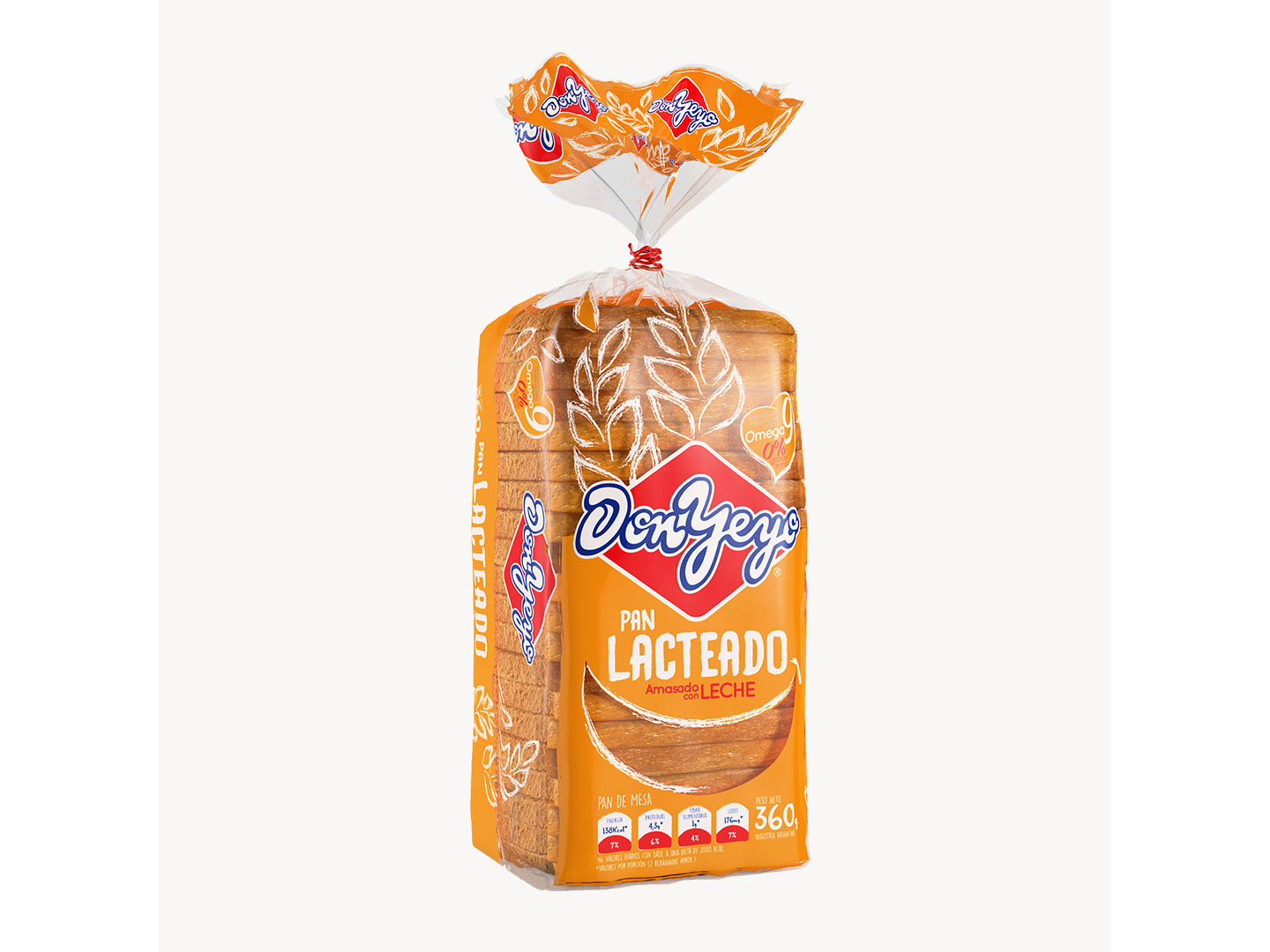 PAN LACTEADO DON YEYO 350 GRS