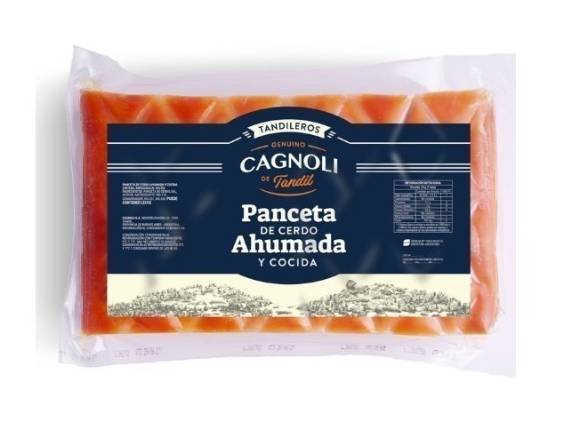 PANCETA AHUMADA CAGNOLI X 100 GRS