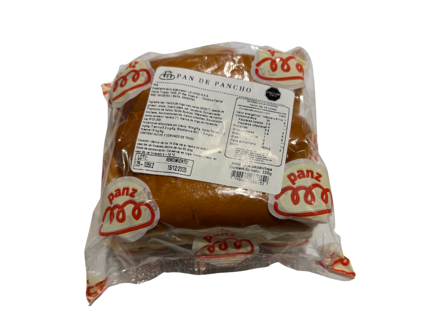 PAN DE PAPA PARA PANCHO X6