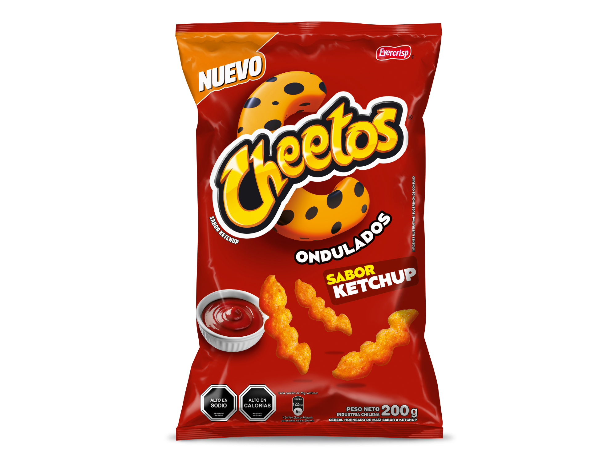 CHEETOS ONDULADOS KETCHUP 80 GRS