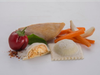 Ravioles de Pollo y Verudra Manjatu