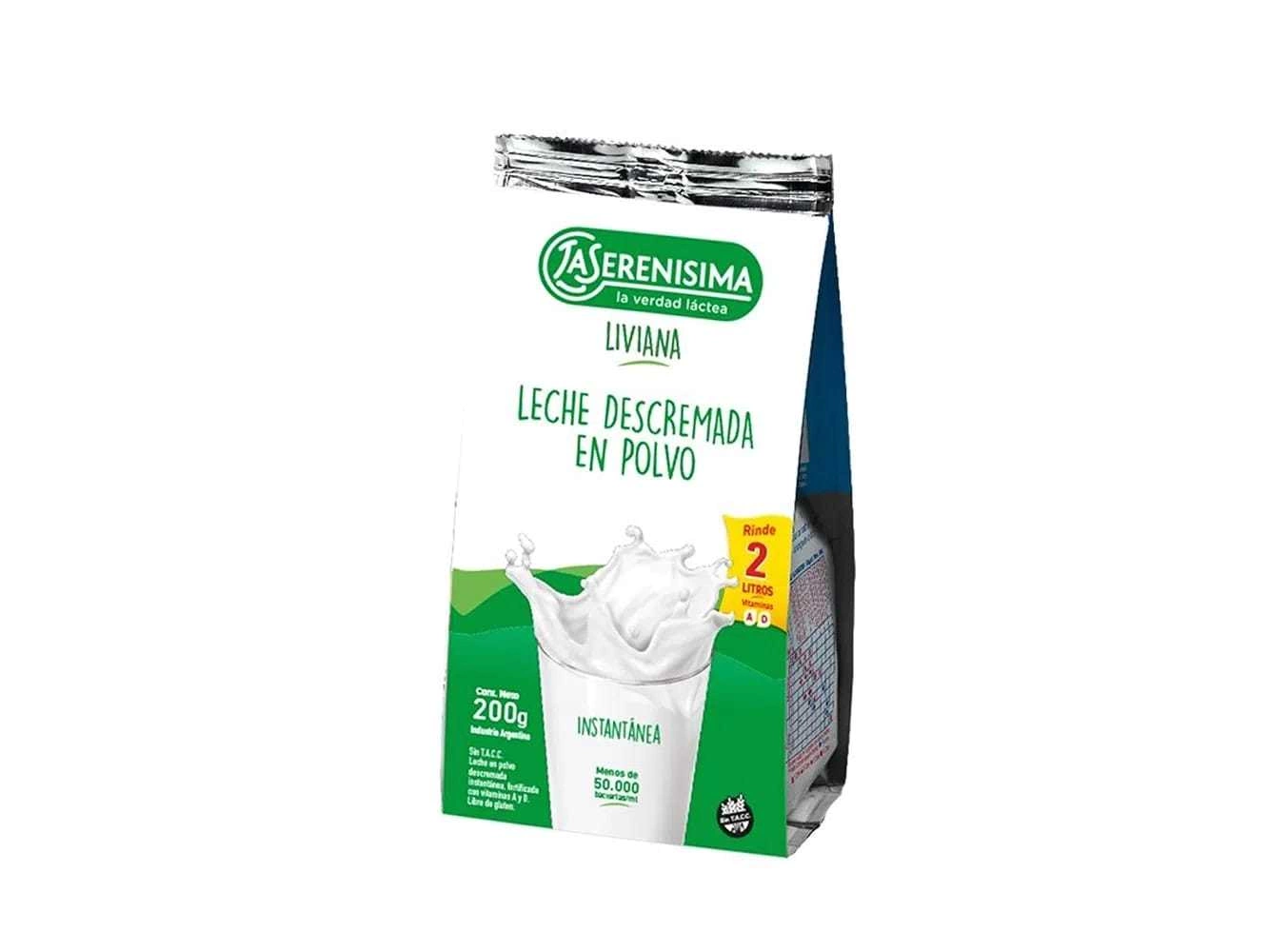 LECHE EN POLVO LIVIANA LA SERENISIMA 200 GRS