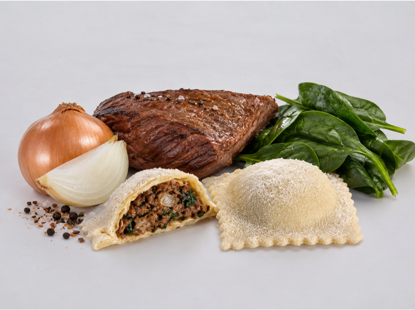 Ravioles de Carne y Verdura Manjatu de Manjatu